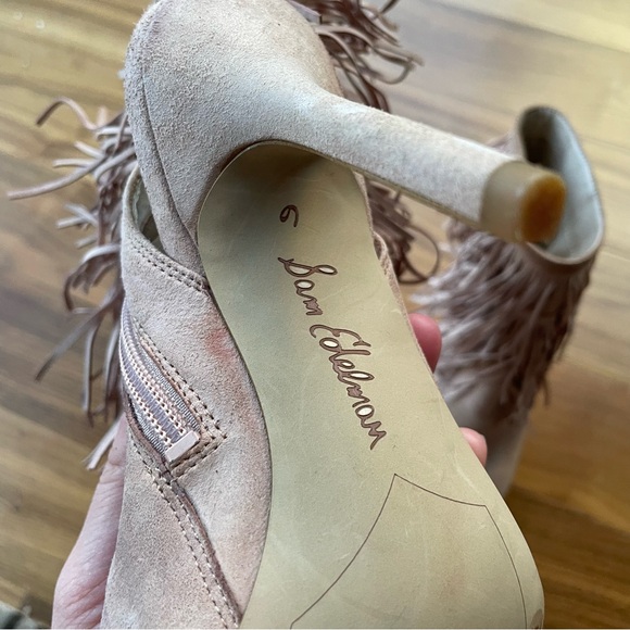 Fringed Stiletto Ankle Booties - Picture 7 of 8